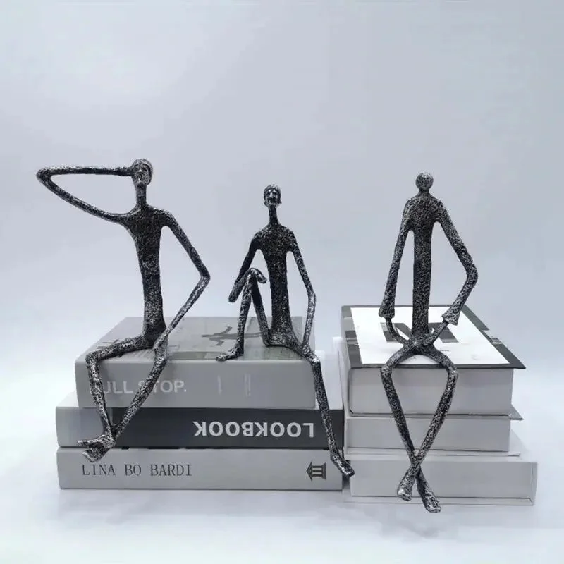 Escultura Humana em Ferro Fundido