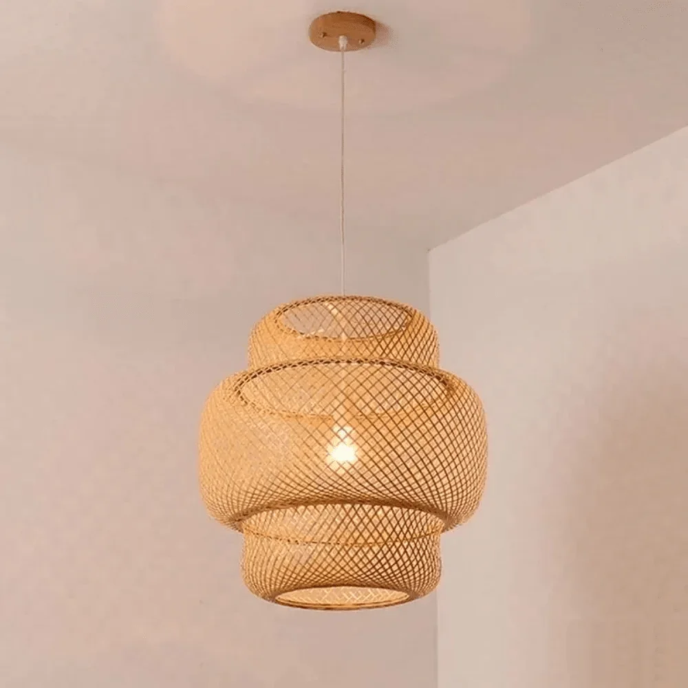 Lustre Pendente de Bambu - Rattan Lux