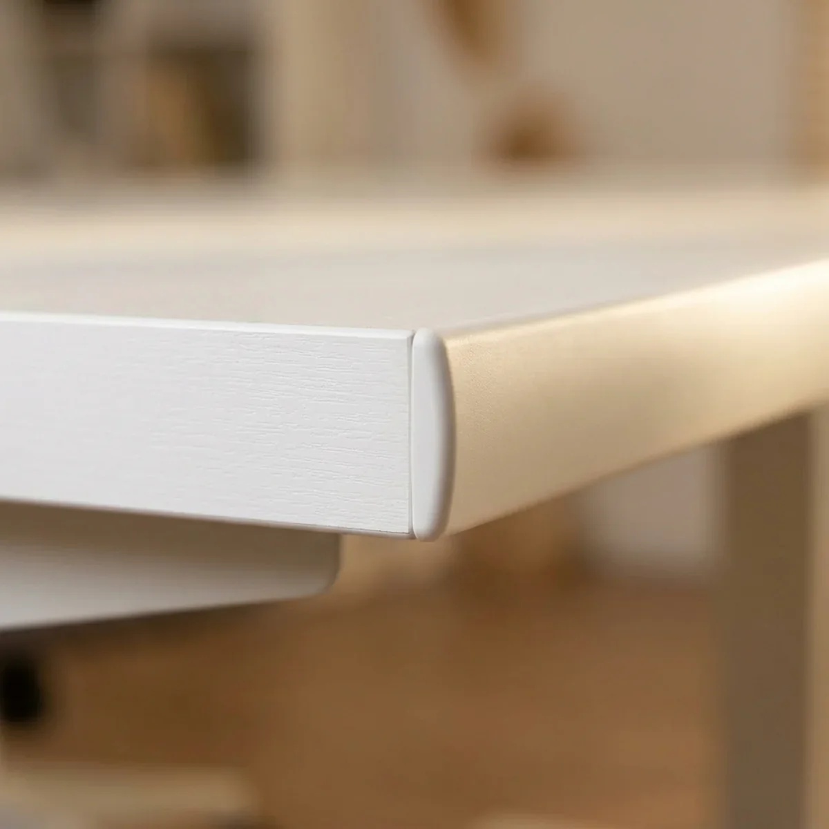 Mesa para Escritório Oring 230cm 6 Gavetas Tampo 40mm Minimalista — vista complementar