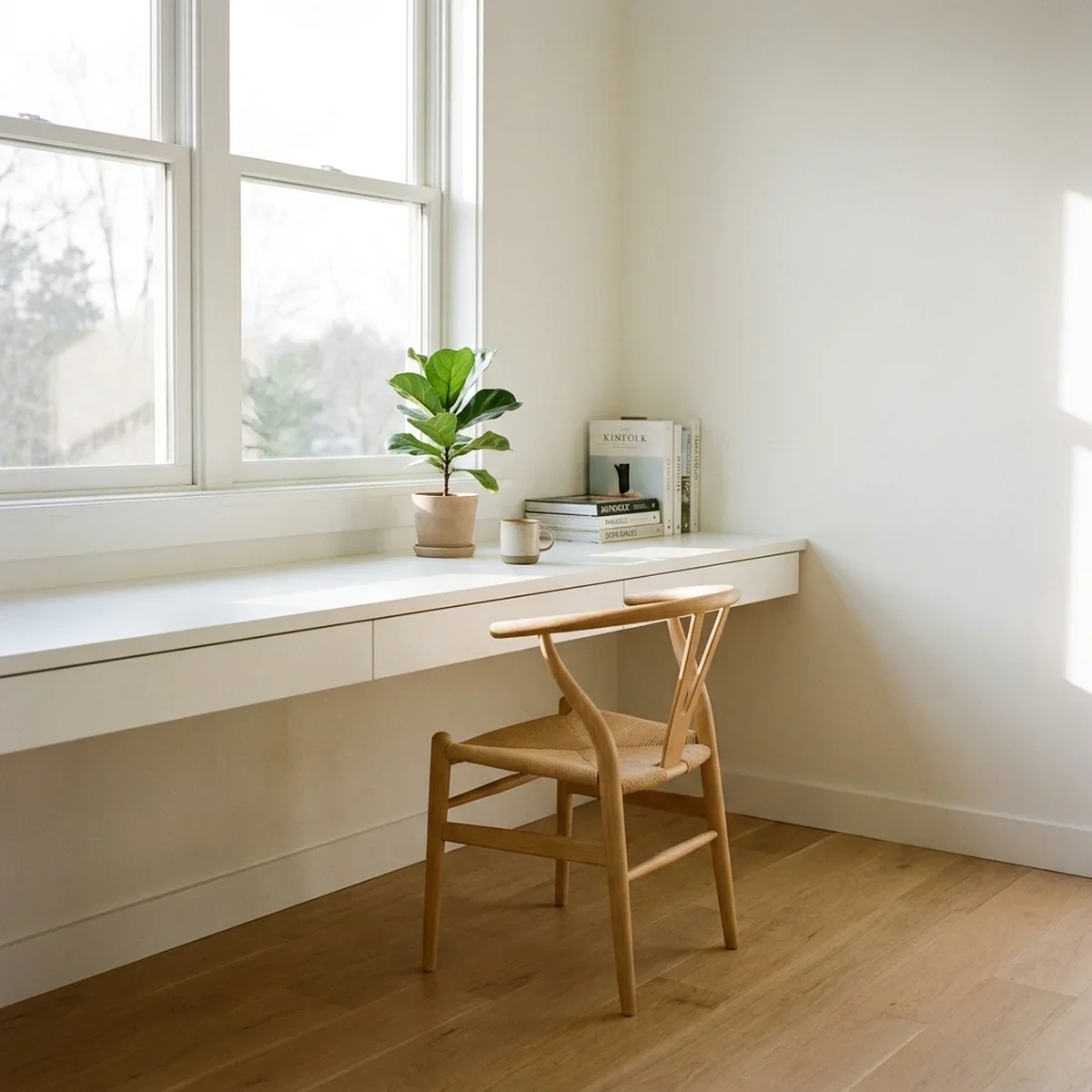 Mesa para Escritório Oring 230cm 6 Gavetas Tampo 40mm Minimalista